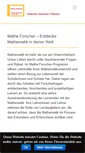 Mobile Screenshot of matheforscher.de